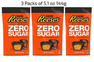 REESE'S Zero Sugar Mini Chocolate Peanut Butter Candy, 15.5oz Bag - Image 1 of 2