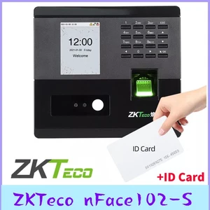 ZKteco nFace102-S ID Card Fingerprint Facial Recognition Time Attendance Machine - Picture 1 of 24