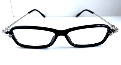 Marco de gafas para mujer Boucheron BOU 89 CSA chapado en oro NEGRO 50 mm Japón. Foto 1 de 4