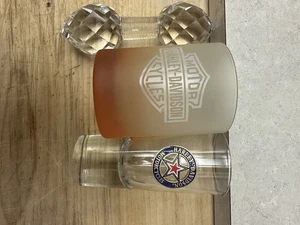 Harley Davidson Glassware Two Different - Picture 1 of 5