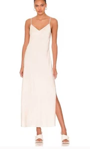 All Saints Tierny Coni Lined Slip Dress Size Maxi Small, Champagne Ivory NWOT - Picture 1 of 17