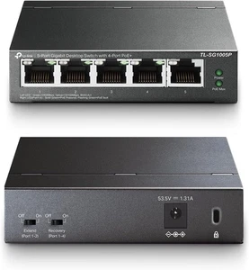 TP-LINK TL-SG1005P 5-Port Desktop Switch - Picture 1 of 10