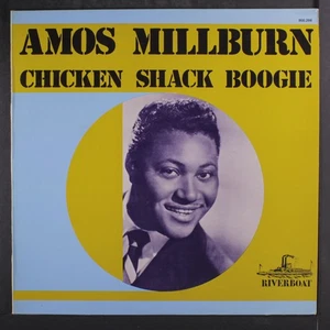 AMOS MILBURN: chicken shack boogie RIVERBOAT 12" LP 33 RPM France - Picture 1 of 2