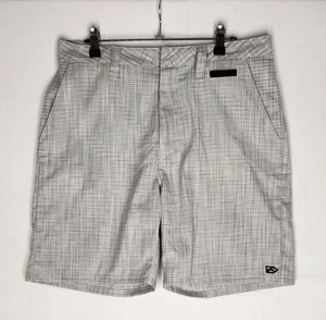 rusty shorts mens size 32 white dupplin pattern skater punk street 90s city - Picture 1 of 14