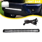 Bright 5.5/14/20/26/32inch LED Work Light Bar Flood Spot Driving Offroad UTV SUV