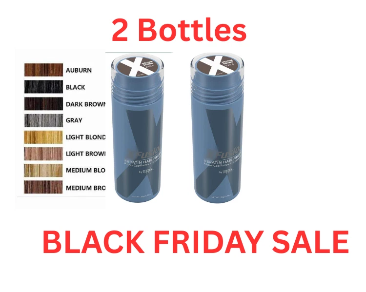 2 Fibras capilares de queratina XFusion 28 g negro marrón oscuro medio marrón claro gris Foto 1 de 1