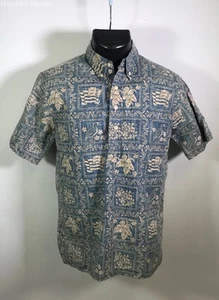 REYN SPOONER Button Hawaiian Aloha Tropical Shirt Men - Size S - Picture 1 of 3