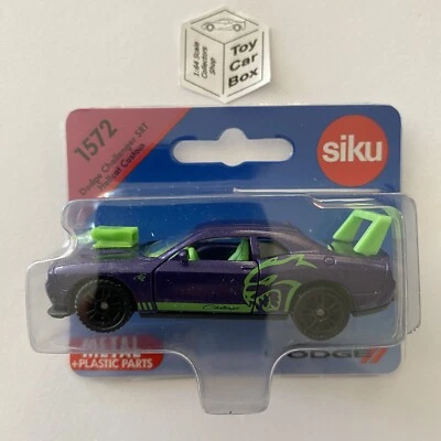 SIKU #1572 - Dodge Challenger SRT Hellcat (Purple - Approx. 1:60 scale) E50 - image 1 of 3