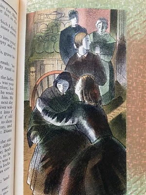 Старинный 1942 Джейн Эйр на Шарлотта Бронте специальный литографический выпуск красивый - Изображение 1 из 4