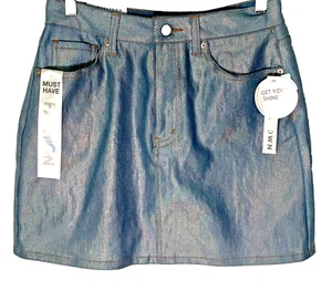 Neuer schillernder Jeansrock Tinseltown - M - Bild 1 von 3