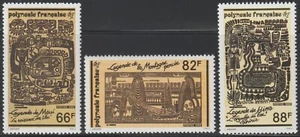 EDSROOM-16323 French Polynesia 527-529 MNH 1989 Complete Polynesian Legends - Picture 1 of 1