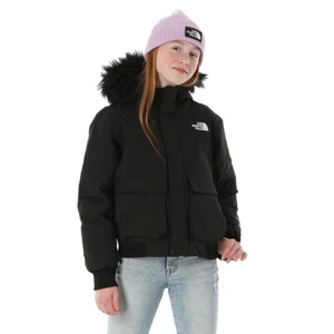 The North Face McMurdo Jacket Kids L (12) Black 600-Down Full Zip Hooded ERK1415 - Picture 1 of 10