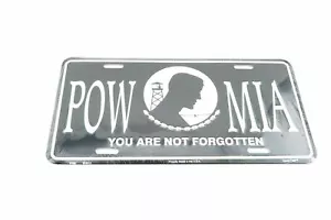 POW MIA You Are Not Forgotten Aluminum Metal Novelty Car License Plate Sign Tag - Picture 1 of 1