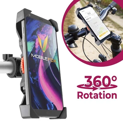 360° Bicycle Handlebar Holder Mobile Phone Smartphone Bike Suitable For Lg G6 - Image 1 of 4