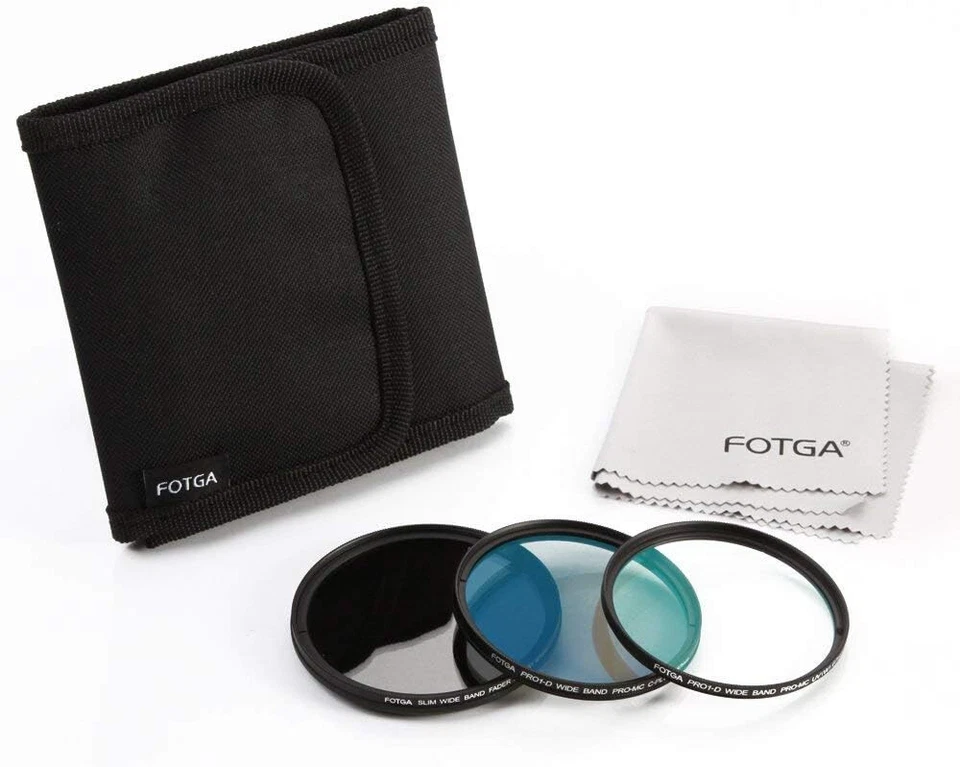 Fotga 72mm Optical Glass Camera Lens Filter Kits ND2-ND400 + MC UV+MC CPL - Image 1 of 4