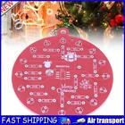 Ne555 Pcb Crcuit Ornaments Soldering Kit With Led Lights Red & Green Led Light A
