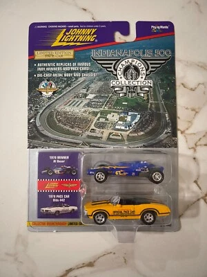 Johnny Lightning Indy 500 Champions 1970 Al Unser & Pace Car Diecast 1/64 - Image 1 of 4