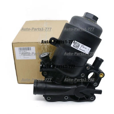 OEM oil filter housing with thermostat for Audi A6 A7 Q7 3.0 diesel 059115389P - Image 1 of 4