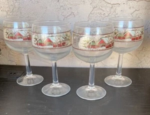 Johnson Brothers. Friendly Village Set di 4 calici da vino in vetro da 12 oz - Foto 1 di 6