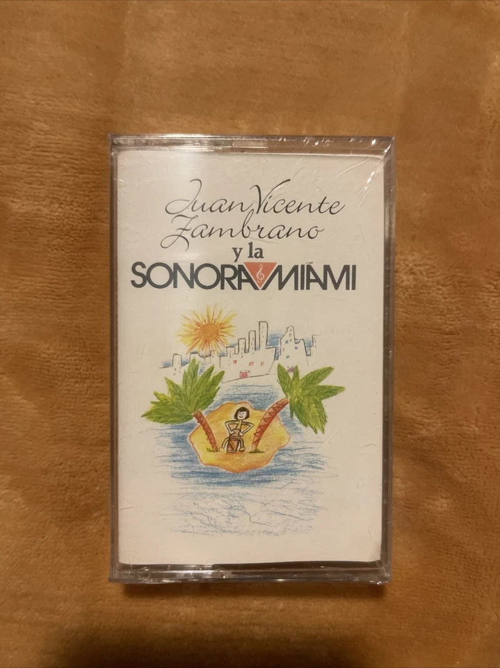 New Sealed Juan Vicente Zambrano Y La Sonora Miami Cassette Latin 1992 SAR Prod. - Image 1 of 2