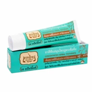 Toothpaste Tepthai Spearmint Flavor Thai Herbal Herb Concentrated 70g. - Picture 1 of 5