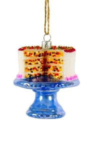 Cody Foster arco iris confeti pastel y soporte vidrio de panadería de 3" adorno de Navidad - Imagen 1 de 1