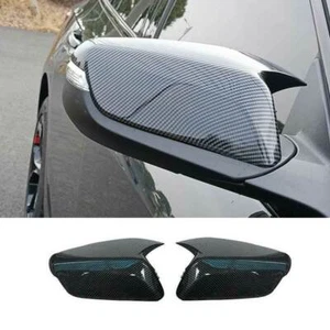 For Chevrolet Malibu 2016-2021 Carbon Fiber Exterior Rear View Mirror Cover Trim - Bild 1 von 7
