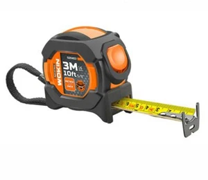 3M Heavy Duty Retractable Measuring Tape Self Power Grip Lock Measure 10FT - Picture 1 of 5