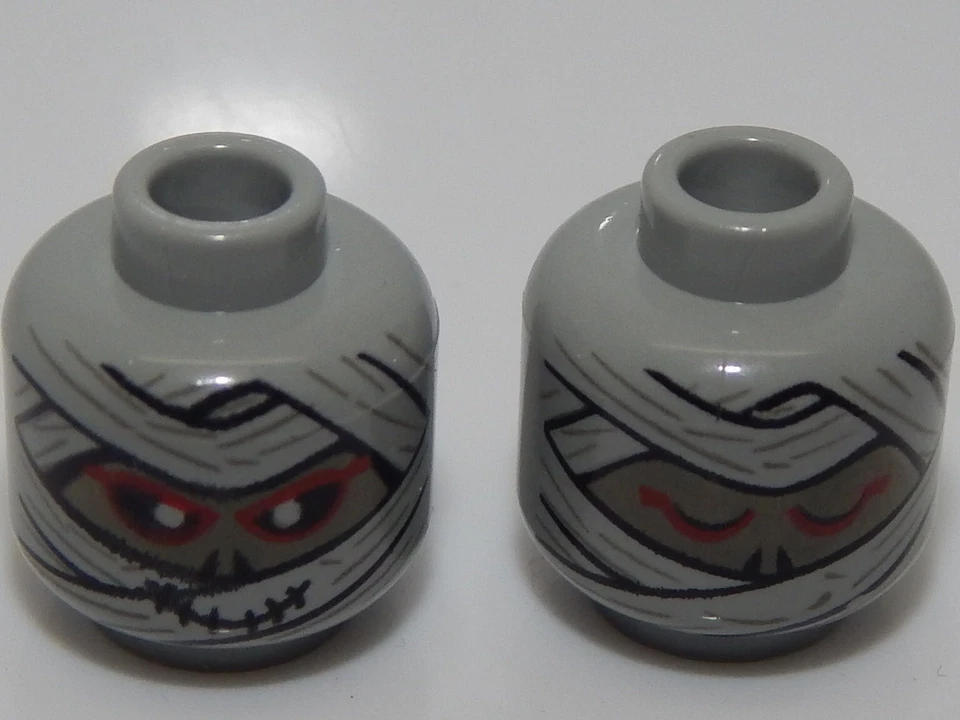 Lego Mummy Head From Studios Conjunto L@@K Raro 2 Lados #35 - Imagem 1 de 1