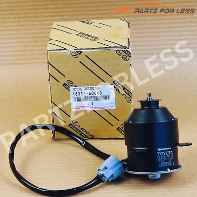 Motor ventilador refrigeración 16363-50040 Lexus LS430 GS350 GS450h IS250 RC300 RC350 NUEVO OEM Foto 1 de 4