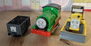 (3) Bulldozer BYRON, CAMIÓN PROBLEMÁTICO, PERCY, Thomas the Tank Engine plástico - Imagen 1 de 10