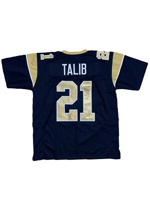 Camiseta deportiva firmada por Aqib Talib JSA Foto 1 de 4