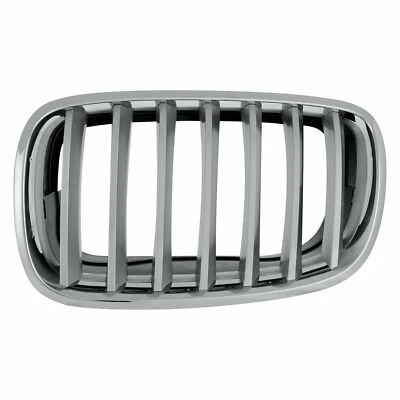Rejilla izquierda del conductor plateada con anillo cromado 3,5d/4,8i para BMW X5 2007 2013 Foto 1 de 2