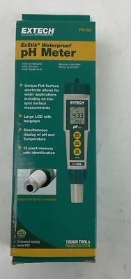 EXTECH PH100EXSTIK WATERPROOF PH METER DIGITAL READOUT - Image 1 of 4