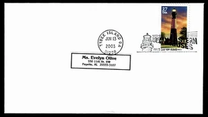 USA, SCOTT # 3790, SOUTHEASTERN LIGHTHOUSES 2003 COVER PICTORIAL CANCEL VARIETY - Picture 1 of 1