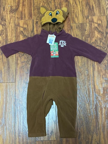 MascotWear Texas A&M Kids Aggies Jumpsuit & Hood - 18 Month Cover