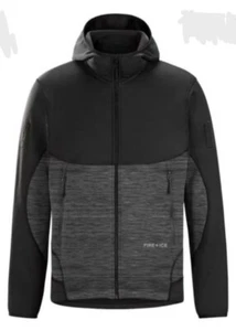 Bogner Fire + Ice Men's Black Sweater Fleece 8038 in Black and Gray - Picture 1 of 13