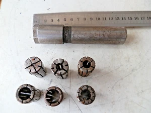 Collet chuck 25 mm shank with selection of DA 100 collets - Picture 1 of 3