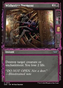 Vitrina Duskmourn 313 Withering Torment Magic The Gathering - Imagen 1 de 1