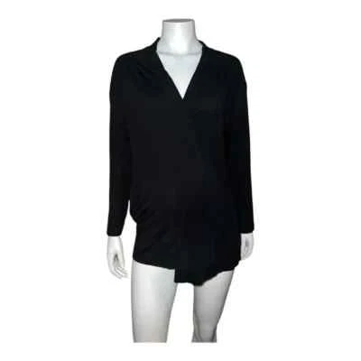 Gap Maternity Black Wrap Cardigan Lightweight Modal XXS NWOT NWD - Image 1 of 4
