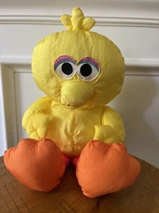 Vtg Playskool Yellow Baby Big Bird Puffalump Plush 1992 Sesame Street - Picture 1 of 9