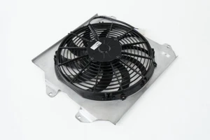 CSF 2858F All-Aluminum Fan Shroud w/12in SPAL Fan for 92-00 Honda Civic - Picture 1 of 4