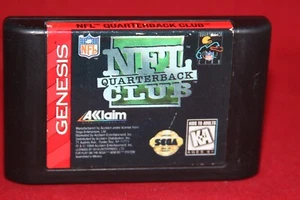 NFL Quarterback Club (Sega Genesis, 1994) Authentic Game Cartridge - Picture 1 of 2