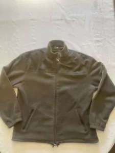 Men's FILA Gray Fleece Extra Large Jacket Coat, Full Zipper, Pockets Long Sleeve - Picture 1 of 4
