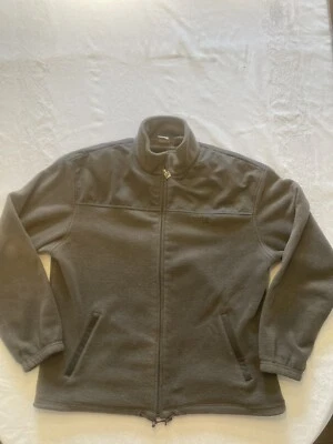 Men's FILA Gray Fleece Extra Large Jacket Coat, Full Zipper, Pockets Long Sleeve - Image 1 of 4
