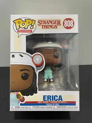FUNKO POP! 奇怪的东西 #808 ERICA NETFLIX 电视 带闪光灯 — 第 1/4 张图片