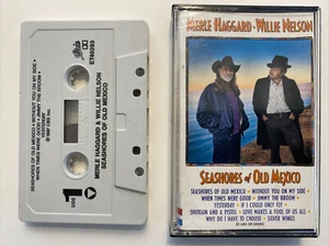 Merle Haggard & Willie Nelson “Seashores Of Old Mexico” Cassette Tape (1987) - Picture 1 of 4