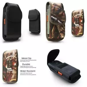 Vertical Nylon Rugged Pouch Case Belt Clip Loop Holster fit for Most Smart Phone - Picture 1 of 10