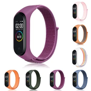 For Xiaomi Mi Band 3/5/6 Breathable Nylon Waterproof Sports Wrist Straps Ÿ - Picture 1 of 16