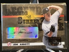 2003 Donruss Signature Legends of Summer Autographs Jim Abbott LS-21